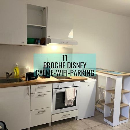 Superbe Studio Proche Disney Champs-Sur-Marne Bagian luar foto